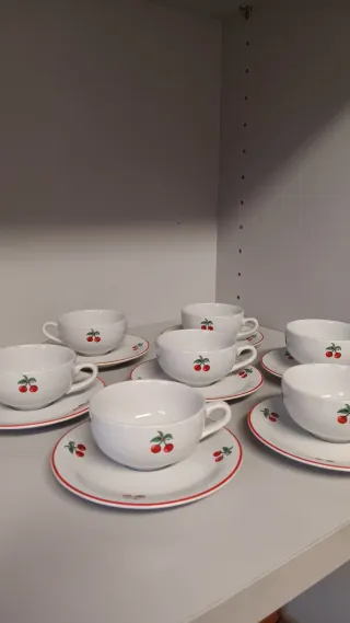 Sei tazzine con piattino Richard Ginori