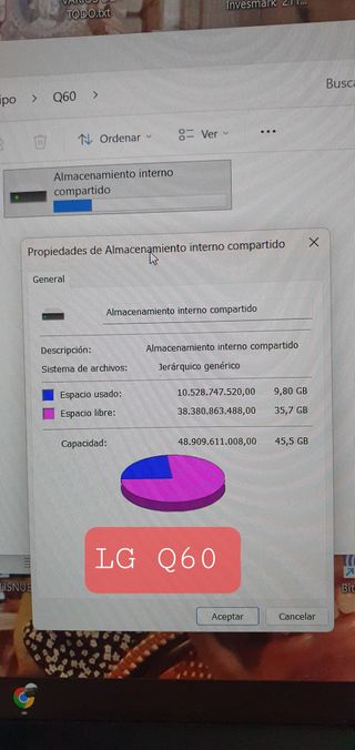 LG Q60 Azul/Multicolor