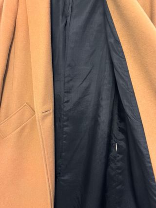 Abrigo paño Zara marrón, puesto pocas veces .