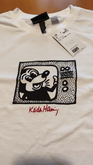 T-shirt Maglietta Keith Haring × Mickey Mouse