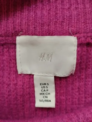 Vestido de punto rosa