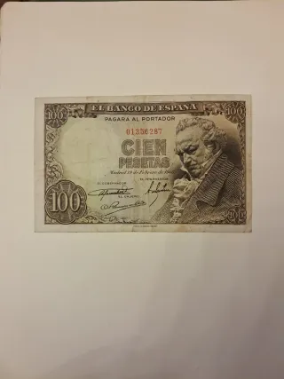 Billete 100 pesetas Banco de España 1946