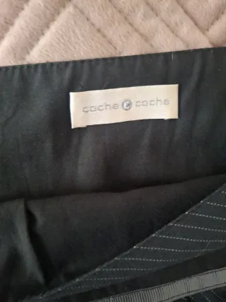 Falda Cache Cache Negra Talla ML