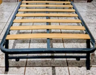 Somier 80x180 con patas plegables y ruedas