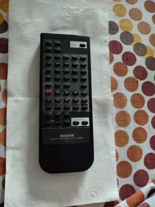 Equipo de música con mando a distancia