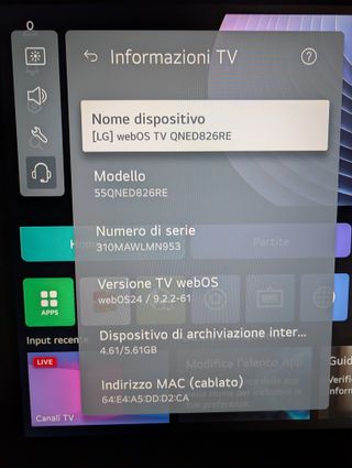TV LG QNED82 55'' + SoundBar Bose Serie 2