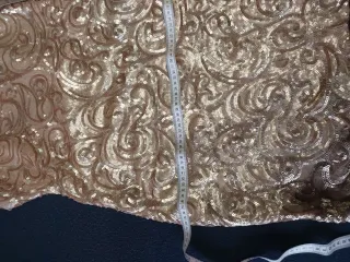 Vestido Fiesta Corto Dorado