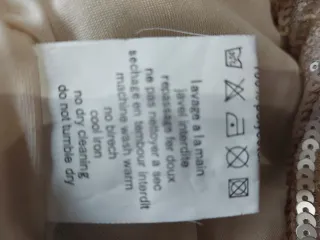 Vestido Fiesta Corto Dorado