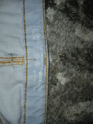 Jeans anchos niña Talla S