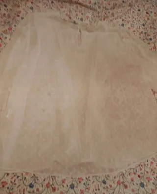 Blusa Zara plumeti beige