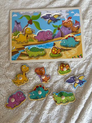 Juego de mesa de madera Montessori