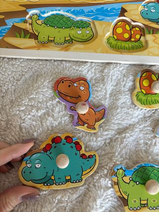 Juego de mesa de madera Montessori