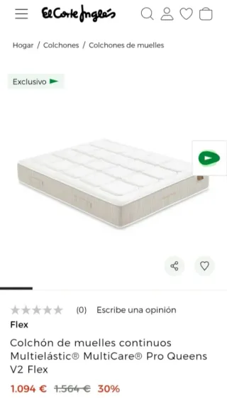 150x190 Canapé+Colchón FLEX QUEENS MULTI V2