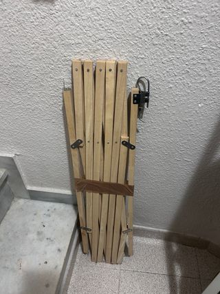 Barrera extensible madera puertas