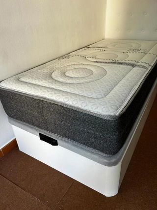Colchón + canapé cómodo 90x190 envío rápido