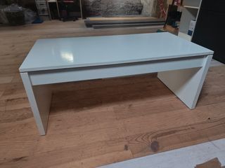 Mesa de centro elevable blanca