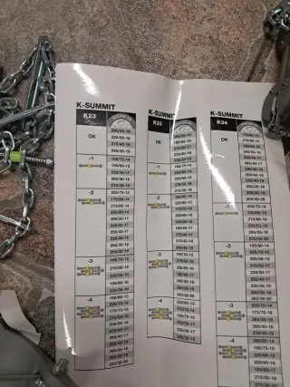 Cadenas Nieve KONIG K-SUMMIT K23