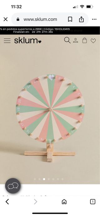 Ruota di legno per bambini