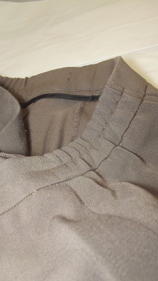 Pantalone Donna Grigio Tortora M Gamba Affusolata