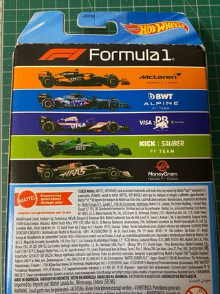 Hot Wheels F1 - Conjunto de 5 Carros
