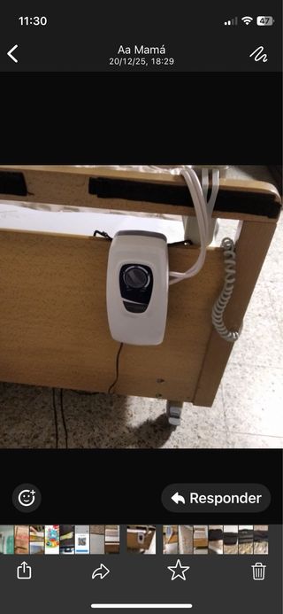 Cama ortopédica, colchón almohada y c. atiescaras.