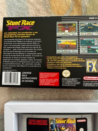 Stunt Race FX Super Nintendo PAL