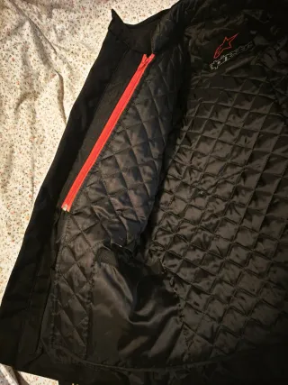 Chaqueta de moto Alpinestars negra