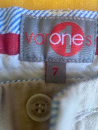 Traje de comunión niño azul y beige