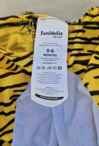 Disfraz de Tigre para Bebé 0 a 6 meses