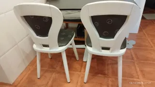 Tres Sillas Comedor Madera Maciza