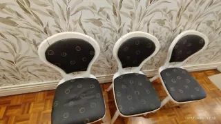 Tres Sillas Comedor Madera Maciza