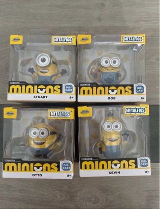 Minions Metalfigs Colección 4 Figuras