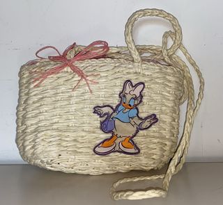 Borsa paglia Daisy Duck Disney 22x15 cm