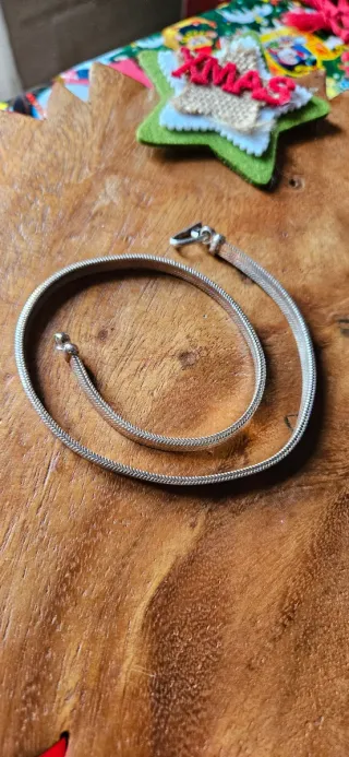 Collana snake in argento