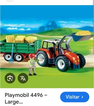 Playmobil 4496 Granjero con Tractor. Completo.