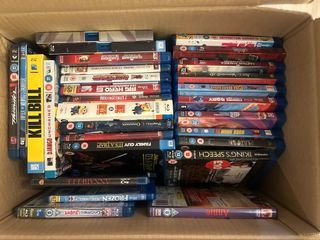 Scatola di DVD e Blu-ray Vari