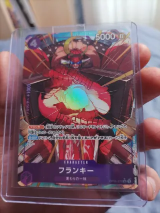 Franky SR OP09 One Piece TCG Carta