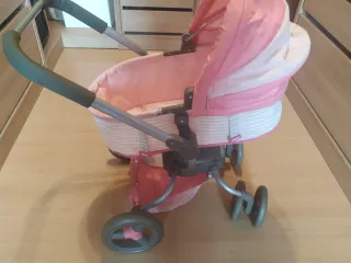 Carrito Muñecas Imaginarium Rosa, capazo y grupo 0