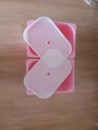 Caja Almacenaje Ikea Trofast Rosa