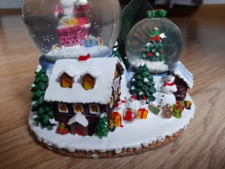 Bola de Nieve Navidad Papá Noel Grande