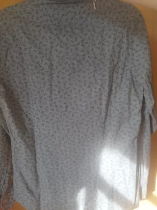 Camisa gris Massimo Dutti