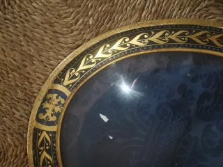 Marcos antiguos de madera ovalados decorados