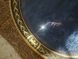 Marcos antiguos de madera ovalados decorados