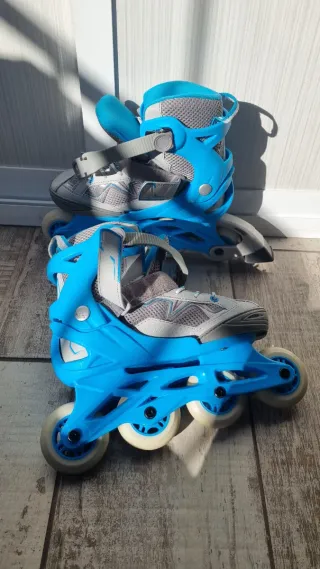 Patines Infantiles Ajustables Azul