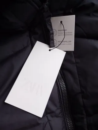 Cazadora térmica Zara negra