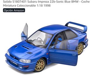 Coche de juguete Subaru Impreza azul