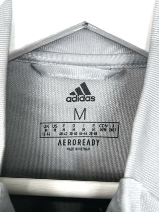 Track Jacket Adidas Aeroready Deportiva Gris Negra
