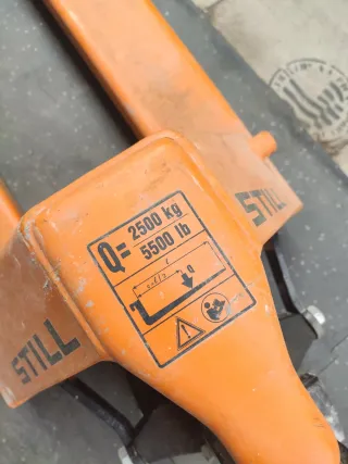 Transpaleta Manual Naranja