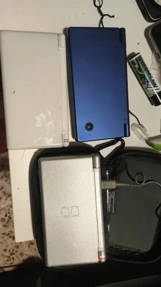 Nintendo DS Plata y azul