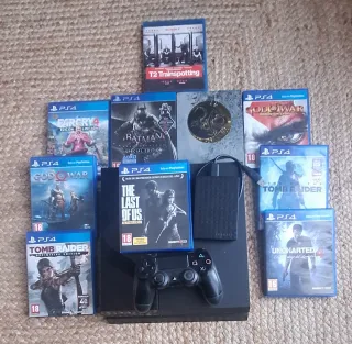 PS4 Slim 500GB+Disco Duro 1TB+Mando